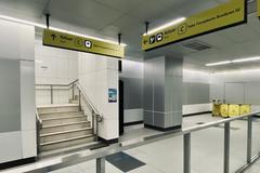 Bundaran HI MRT Station connected to Bundaran HI Transjakarta BRT Station at Exit A in Jakarta