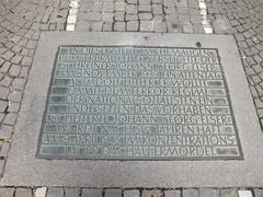 Ground slab in front of the Gasteig building on the eastern side
