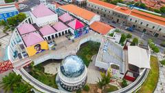 Dragon do Mar Cultural Center in Fortaleza, Brazil architectural exterior