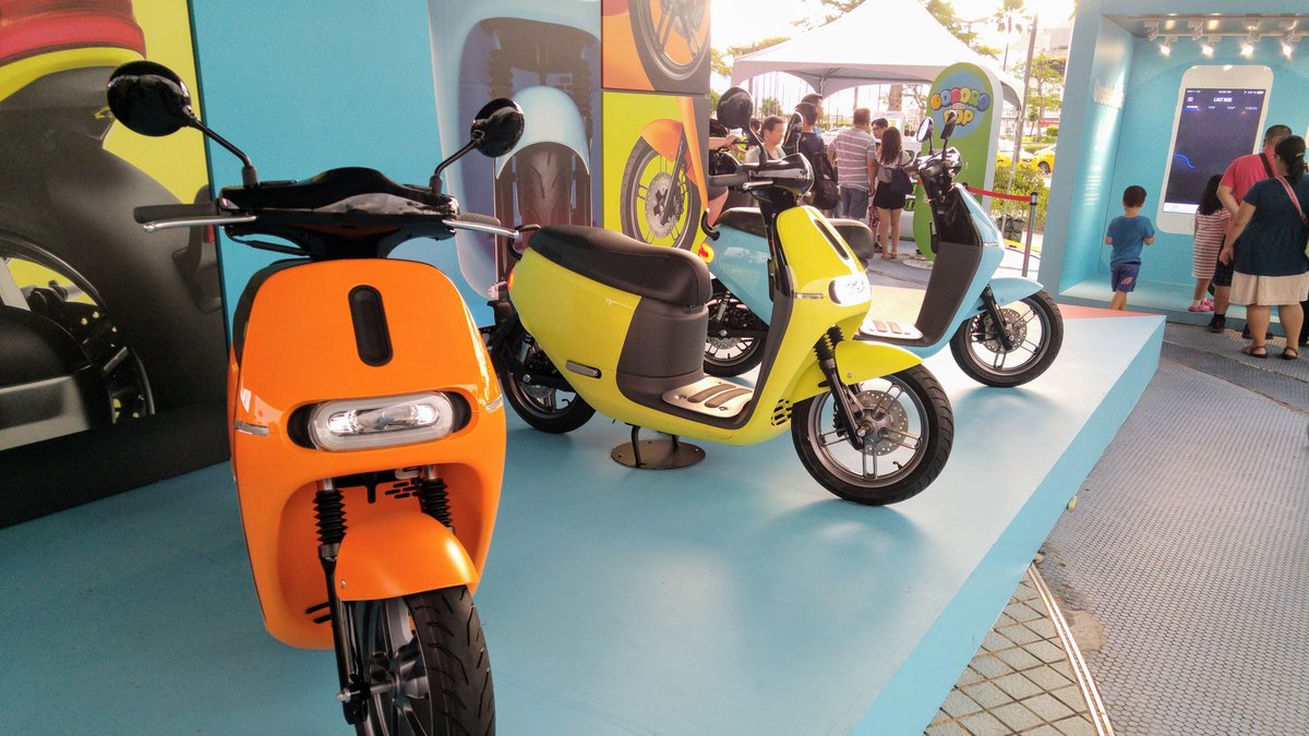 Gogoro 2 Series electric scooters at Gogoro Wonderland event