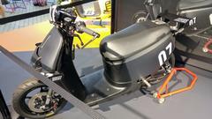 Gogoro 2 Series Racing Electric Scooter in blue and black