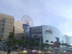 Dream Mall in Qianzhen District, Kaohsiung, Taiwan with large shopping complex and parking area