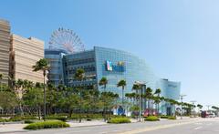 Exterior view of Dream Mall, a large shopping center with glass facade and various stores