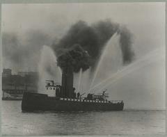 The Duwamish fireboat steam-driven, Seattle's second fireboat, circa 1920