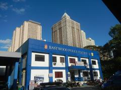 Skyline view of high-rise buildings in Eastwood City, Quezon City, Philippines