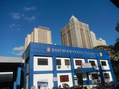 Modern high-rise buildings in Eastwood City, Quezon City, Metro Manila