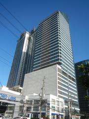 Modern high-rise buildings in Bagumbayan, Eastwood City, Quezon City, Metro Manila
