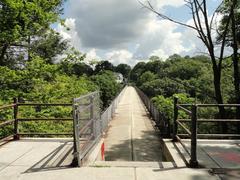 Echo Bridge over Charles River in Hemlock Gorge Newton Massachusetts