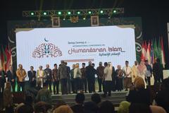 Attendees of the International Conference on Humanitarian Islam 2024 sitting in a conference hall