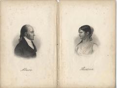 Portrait of Aaron Burr and his daughter Theodosia Burr