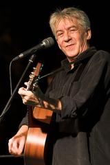 Cseh Tamás performing live at Bakáts tér in Budapest