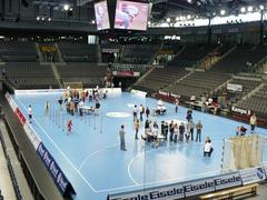 Interior view of Porsche Arena in Stuttgart