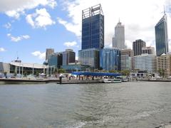 Transperth Ferry Phillip Pendal docked at Elizabeth Quay Jetty in Perth