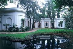 Front facade of The Ema Klabin House Museum in São Paulo, Brazil
