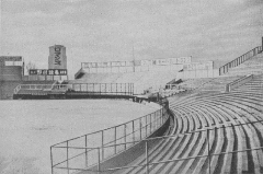 Historic image of Chunichi Stadium before the 1951 fire