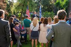 U.S. Secretary of State Michael R. Pompeo meeting with U.S. Embassy Athens staff and families in Athens, Greece
