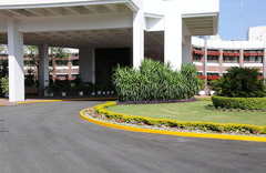 Former United States embassy building in Islamabad, Pakistan under clear sky