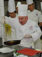 U.S. Embassy hosts 'When East Meets West' cooking demo with American, Filipino, and Indonesian chefs during USDA Council of Chefs program