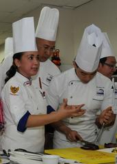 USDA 'When East Meets West' cooking demo with American and Indonesian chefs