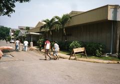 1989 image of Manila Commissary Store showcasing vintage store interior and products on shelves