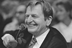 Olof Palme Swedish politician and statesman portrait in 1985