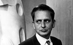 Portrait of former Swedish Prime Minister Olof Palme in 1968
