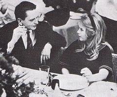 Olof Palme and Lena Nyman at Guldbagge Award ceremony