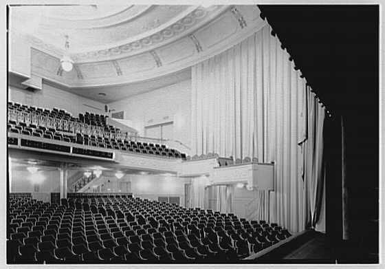Coronet Theatre on West 49th Street in New York City historic black and white photo