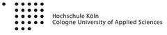 Cologne University of Applied Sciences main building with people and cars in front
