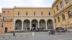 Facade of Basilica of St. Peter in Chains in Rome Italy
