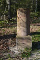 Margheriten-Stein stone monument in Saalburg near Bad Homburg