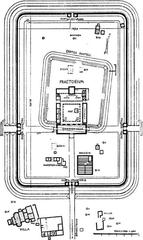 Saalburg castellum ancient Roman fort plan