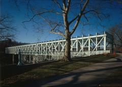 Falls Bridge over Schuylkill River connecting East and West River Drives in Philadelphia