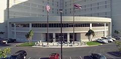 Entrance of the Federal Detention Center Honolulu