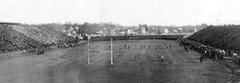 Historic football game between Michigan and Pennsylvania at Ferry Field in 1907