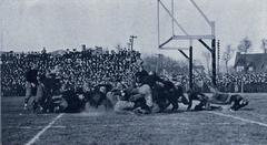 Historic 1909 college football game between Michigan and Minnesota