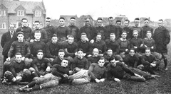 1918 Michigan football team full squad photograph