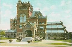 Library of the University of Pennsylvania historic building exterior before 1915