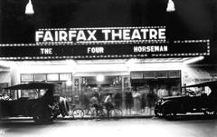 Black and white photograph of Fairfax Theatre on East Flagler Street in Miami, Florida in 1922