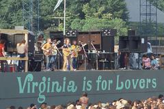 Crosby, Stills, Nash & Young performing live at Foreman Field, Old Dominion University, Norfolk VA, August 17 1974