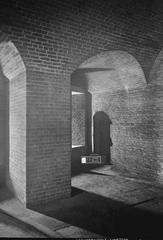 Historic gun emplacement at Fort Wayne in Detroit