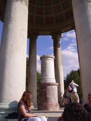 Monopteros circular Greek-style temple structure in Englischer Garten Munich