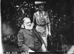 French journalist and politician Henri Maret with French actress Marcelle Géniat in 1910
