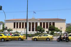 National and Kapodistrian University of Athens main building in Athens, Greece