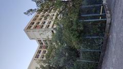 Partial view of the Faculty of Philosophy building at National and Kapodistrian University of Athens Greece