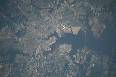 Satellite view of Maryland taken from the International Space Station