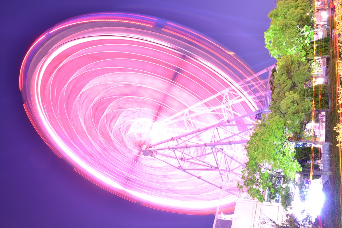 Tenpozan Ferris wheel in Japan during day