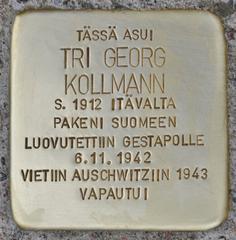 Stolperstein Dedicated To Dr Georg Kollmann
