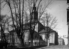 Southwest view of Kungsholms kyrka (Ulrika Eleonora kyrka) church exterior