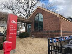 Public Library of Cincinnati Oakley Branch building exterior in Oakley Cincinnati Ohio